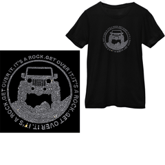It's a Rock Rhinestone Offroad Tee Shirt Crew Neck, V Neck, Tank Top