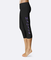 Wiccan Magick Leggings with Pockets – Full or Capri Length