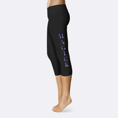 Wiccan Magick Leggings with Pockets – Full or Capri Length