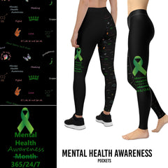 Mental Health Awareness Leggings with Pockets