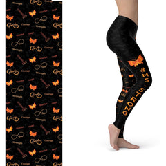 Pre Order MS Strong Awareness Leggings with Pockets in Blue or Black