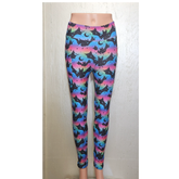 Pastel Moon Bat Leggings with Pockets