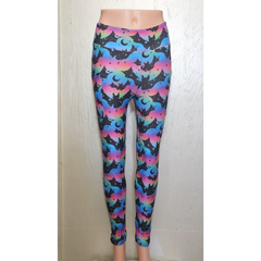 Pastel Moon Bat Leggings with Pockets