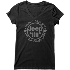 Topless Rhinestone Offroad Grill Tee Shirt Crew Neck, V Neck, Tank Top