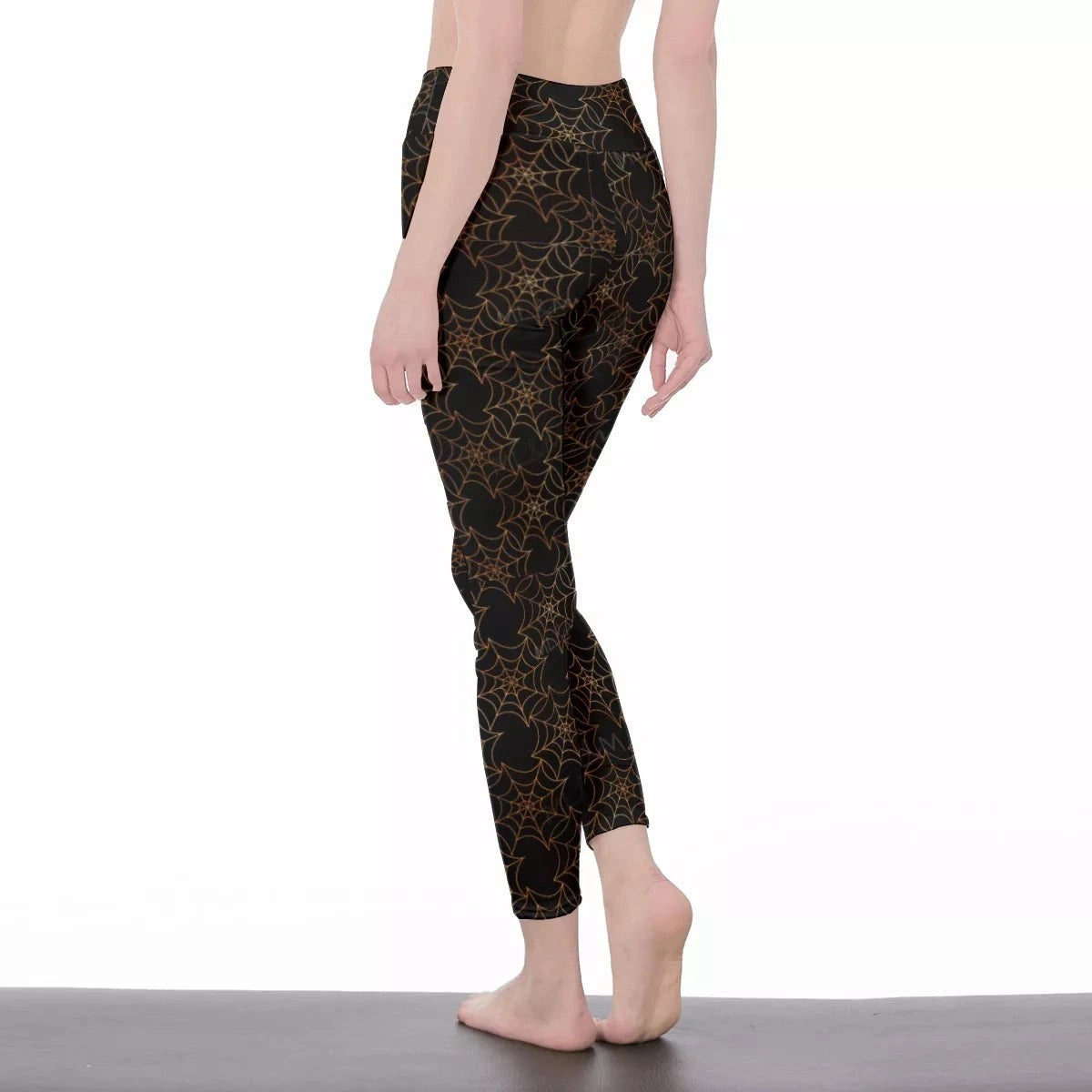 Copper Web Full Length Leggings with Pockets