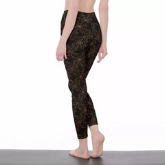 Copper Web Full Length Leggings with Pockets