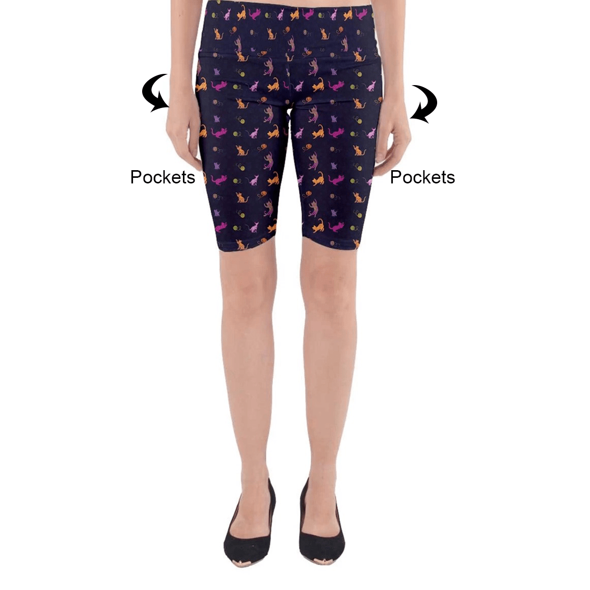 Paisley Kitty Leggings Shorts