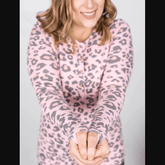 Pink Leopard Harper Long Sleeve with Thumb Holes