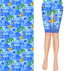 Sailing Away Shorts with Blue Lace Legging