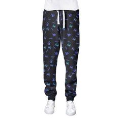 Blue Jeeper All-Over Print men's joggers sweatpants