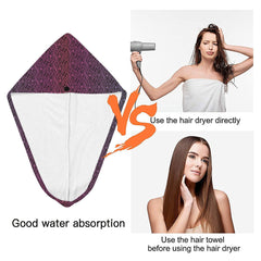 Rainbow Lace Hair Towel