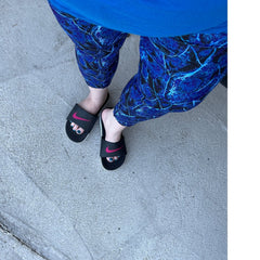 Electric Blue Capri Leggings