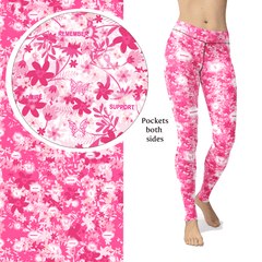 Remember Breast Cancer Awareness Leggings