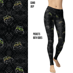 Camo Jeeper Capri & Full Length Leggings