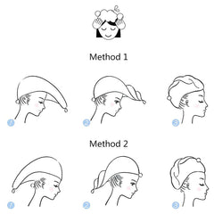 Rainbow Lace Hair Towel