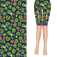 Pad is Hoppin Shorts with Blue Lace and Pockets