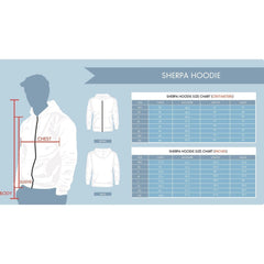 Stained Glass Sherpa Hoodie Zip up Jacket