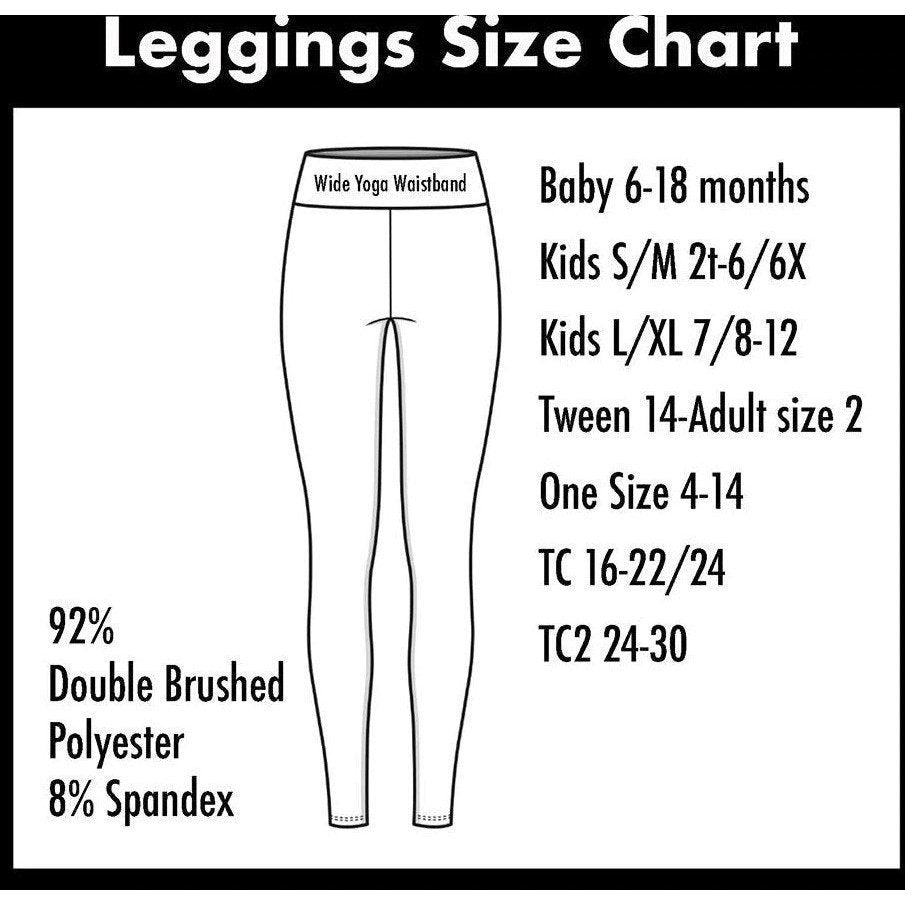 Tea Cups Leggings, Tea pot, and Tea Leaf Themed Leggings