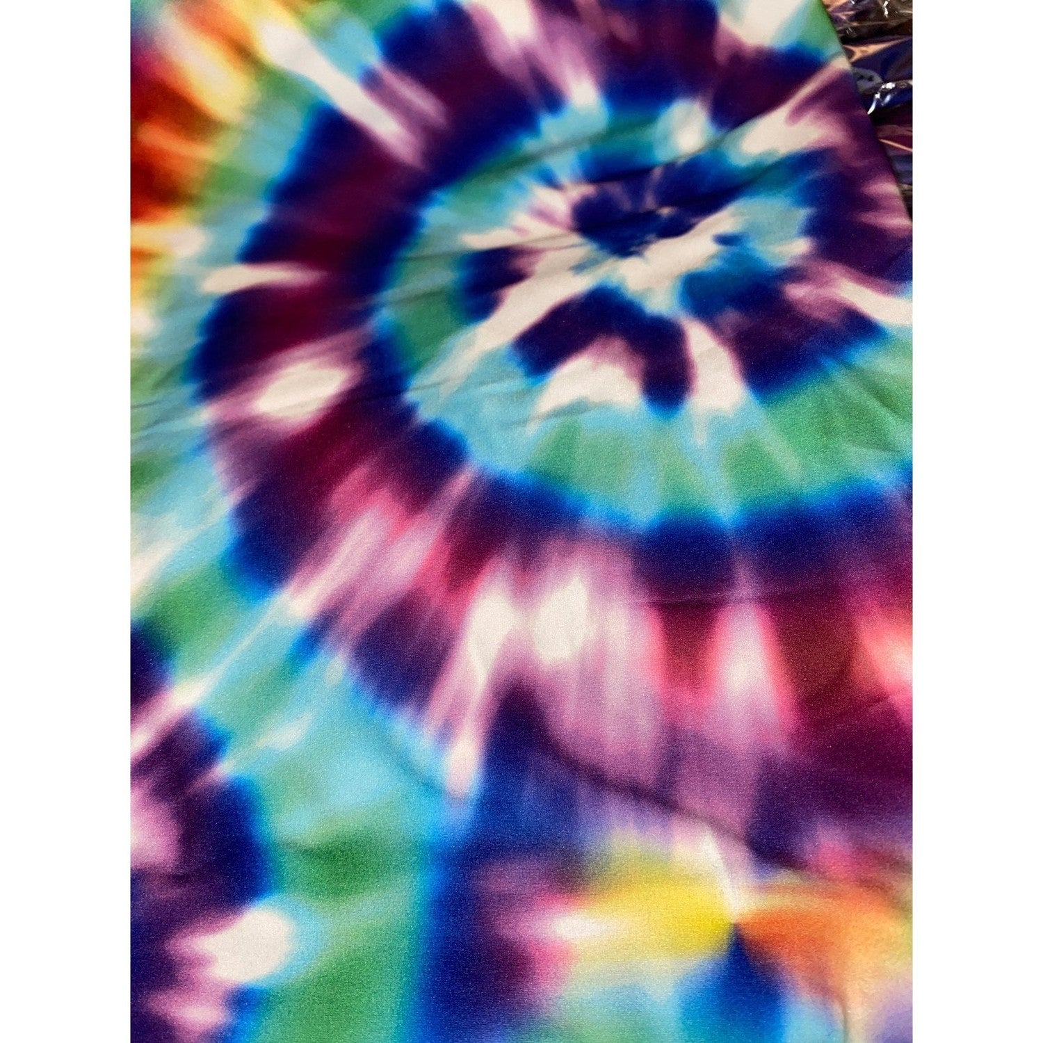 Colorful Tie Dye Capri Leggings Swirl