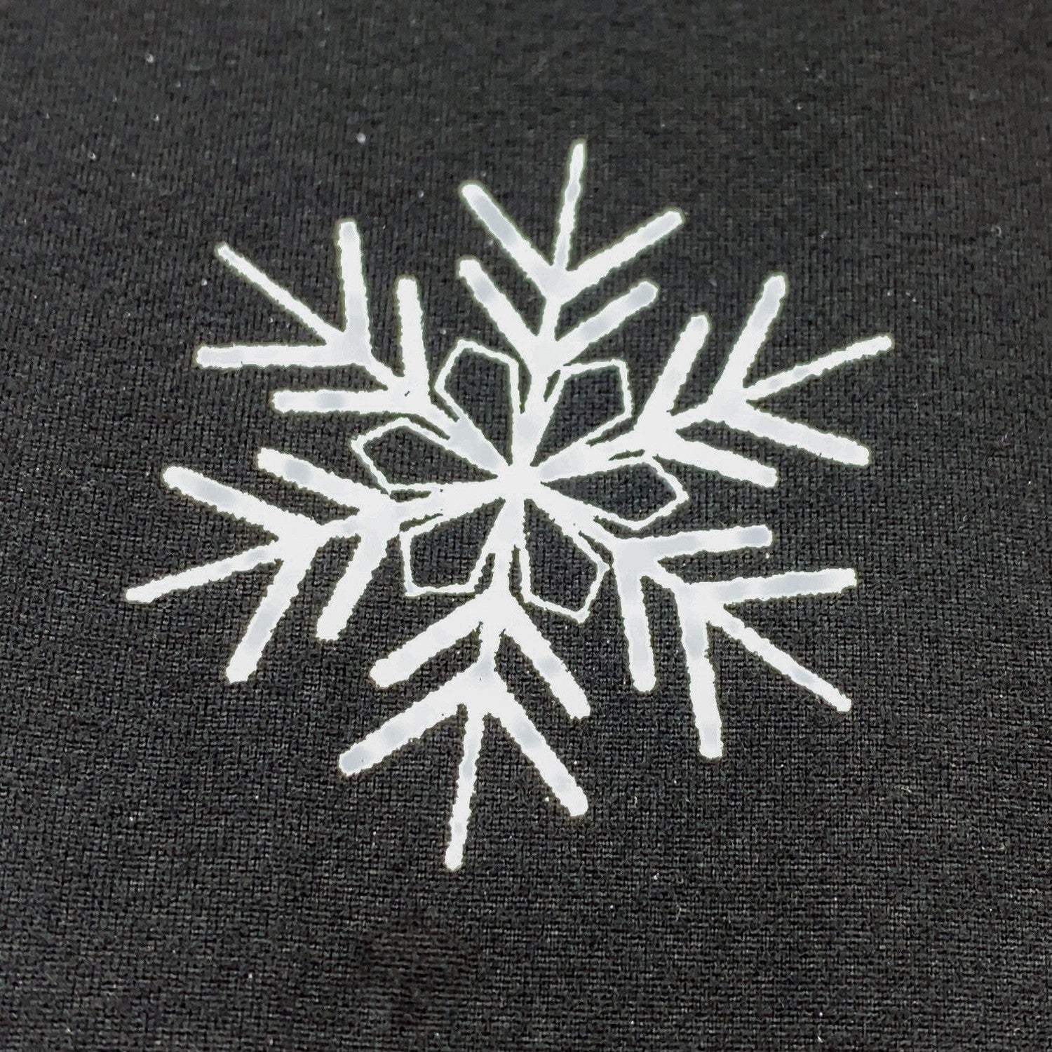 Christmas Snowflake Leggings Black White Leggings with Pockets