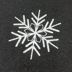 Christmas Snowflake Leggings Black White Leggings with Pockets