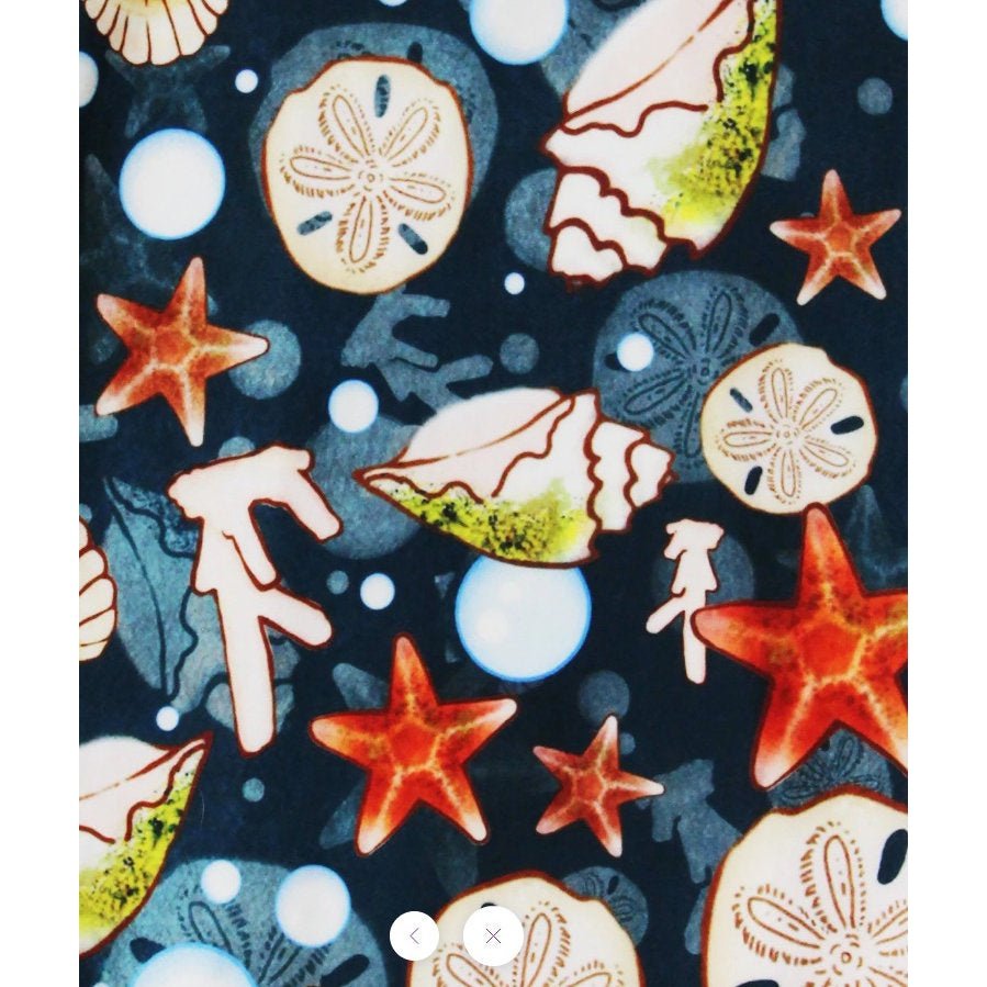 Beach Sea Shells Capri with Pockets