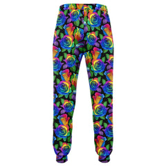 Rainbow Rose Joggers Ready to Ship