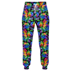 Rainbow Rose Joggers Ready to Ship