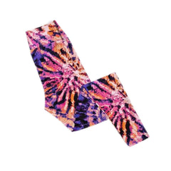 Leggings Purple Pink Wave Marble