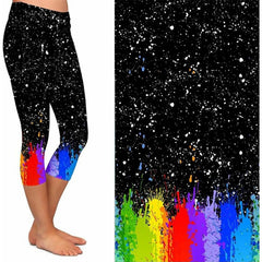 Color Splash Leggings with Pockets Ready to Ship