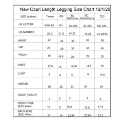 Cloud Leggings Capri Blue Sky with Pockets