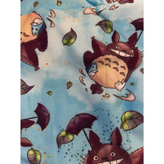 Blue Harajuku Spirit Leggings with Pockets