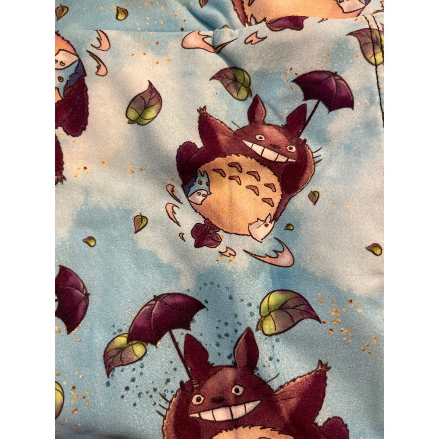 Blue Harajuku Spirit Leggings with Pockets