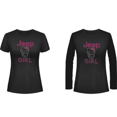Hi Kitty Jeeper Rhinestone Tee Short or Long Sleeve