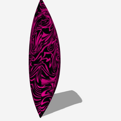 Hot Pink Zebra Polyester Pillow Cover - Made in USA