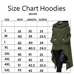 Long Hoodie Golden Trees Hi Lo Hem Faux Glitter Trees