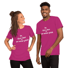 We Wear Pink Short-Sleeve Unisex T-Shirt
