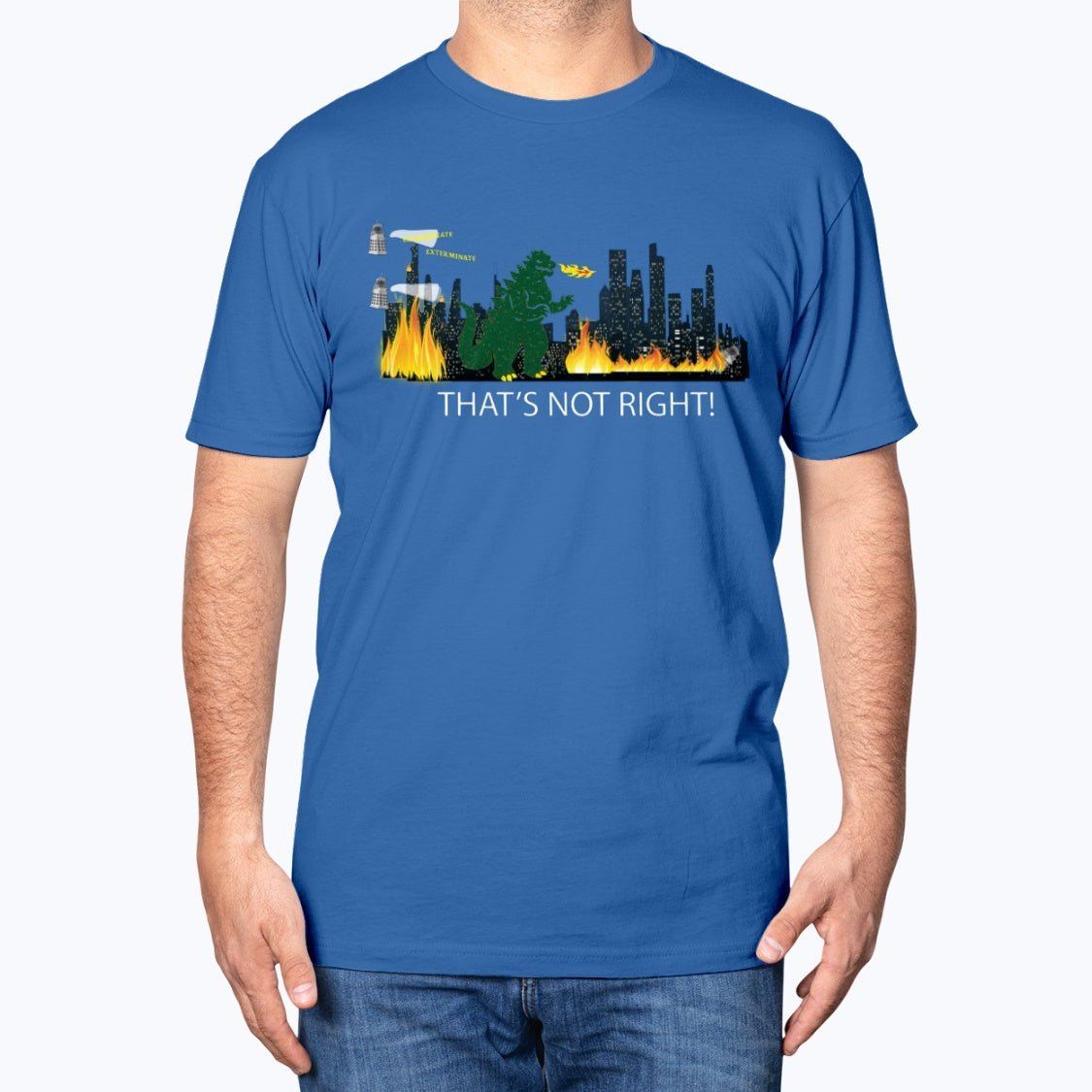 Exterminate Whoazilla Unisex T-Shirt White Lettering