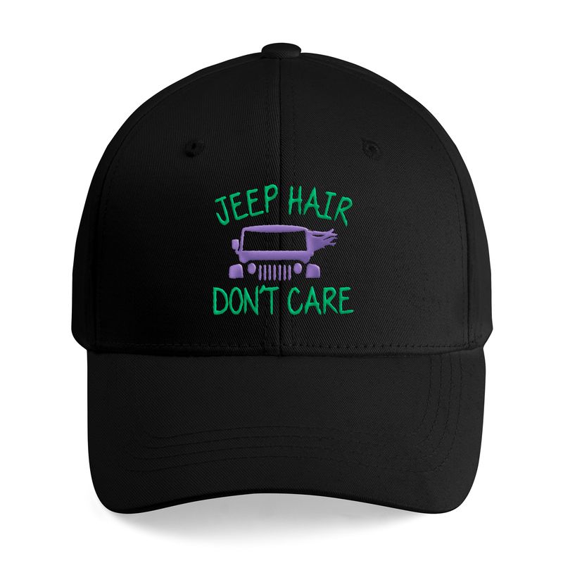 Jeeper Hair Don't Care Embroidered Cap