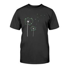 Lucky Flower Graphic Tee Gray or Black, Short or Long Sleeve