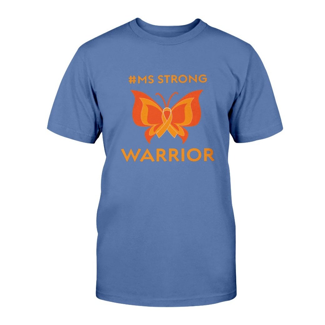 MS Strong Multiple Sclerosis Women's Strong Awareness Women's Short Sleeve Shirt Bella + Canvas Unisex T-Shirt