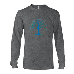 Sky Tree Graphic Tee Gray or Black, Short or Long Sleeve