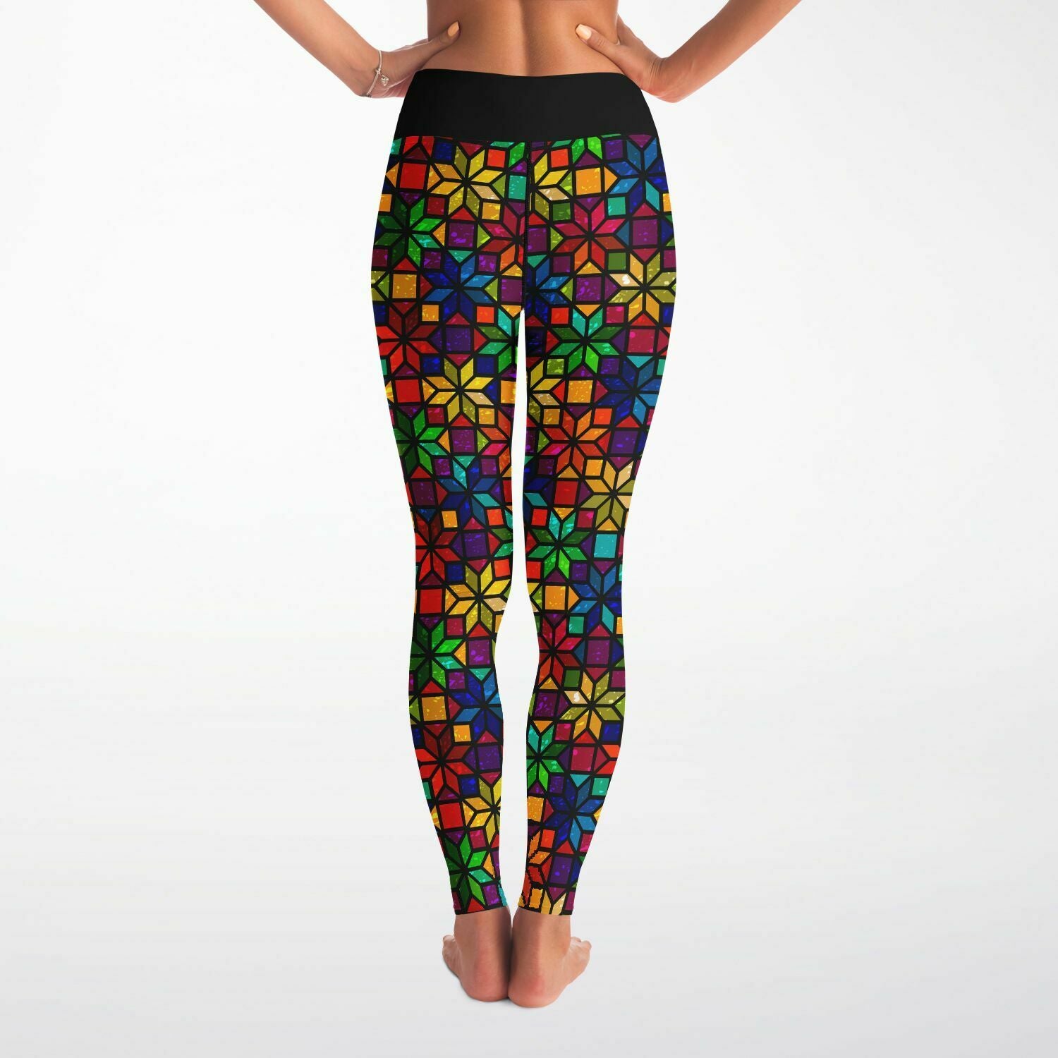Stained Glass Leggings with Pockets