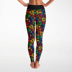 Stained Glass Leggings with Pockets