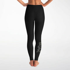 Classy Smart Assy Full Length Rhinestone Leggings with Pockets