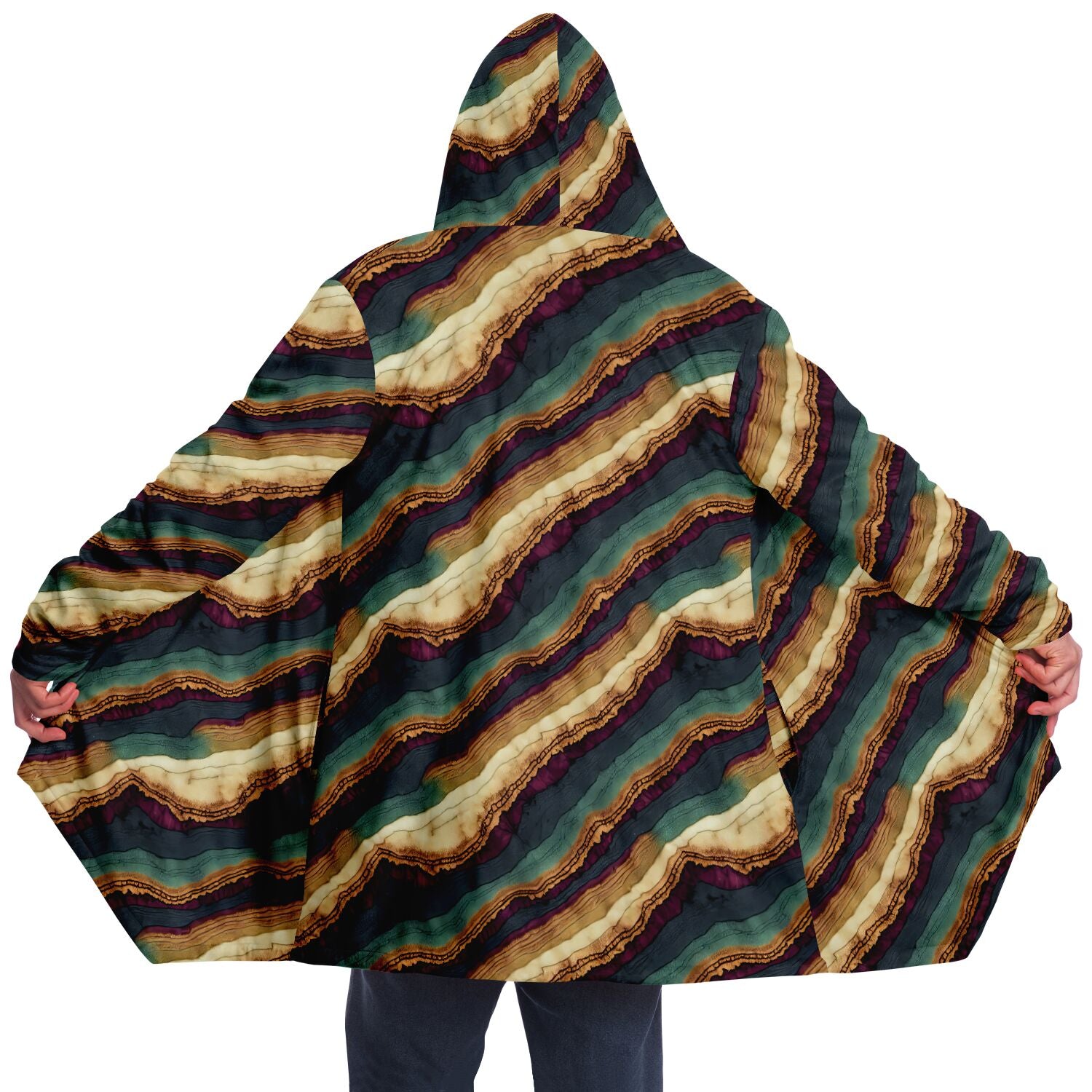 Striped Geometrical Cloak - Custom