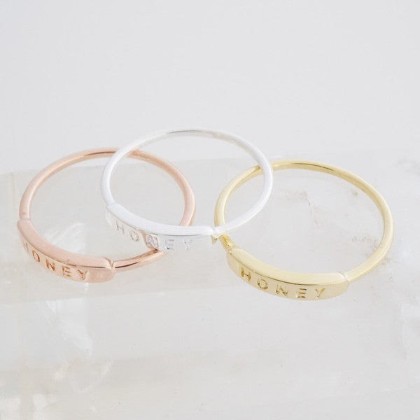 HONEY Imprint Ring