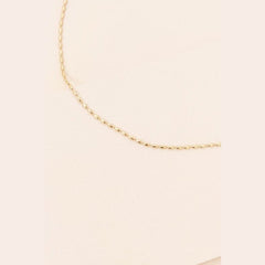 Bubble Chain Choker 14 K Gold Over Necklace