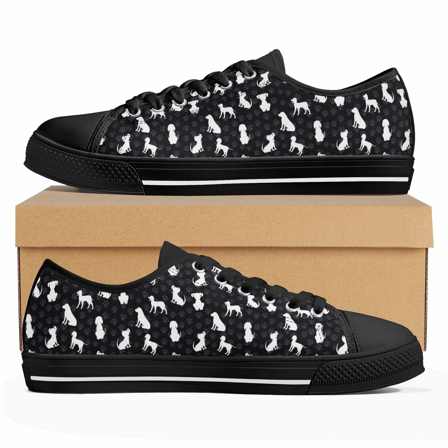 Puppies Womens Low Top Canvas Shoes