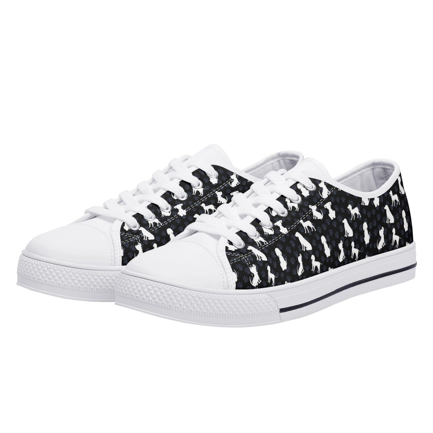 Puppies Womens Low Top Canvas Shoes